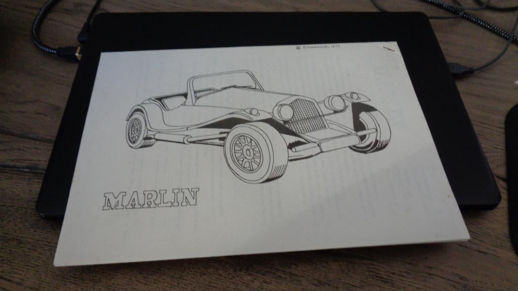 Folder KITCAR  ,  MARLIN  ,  1979, Verzenden, Zo goed als nieuw, Overige merken