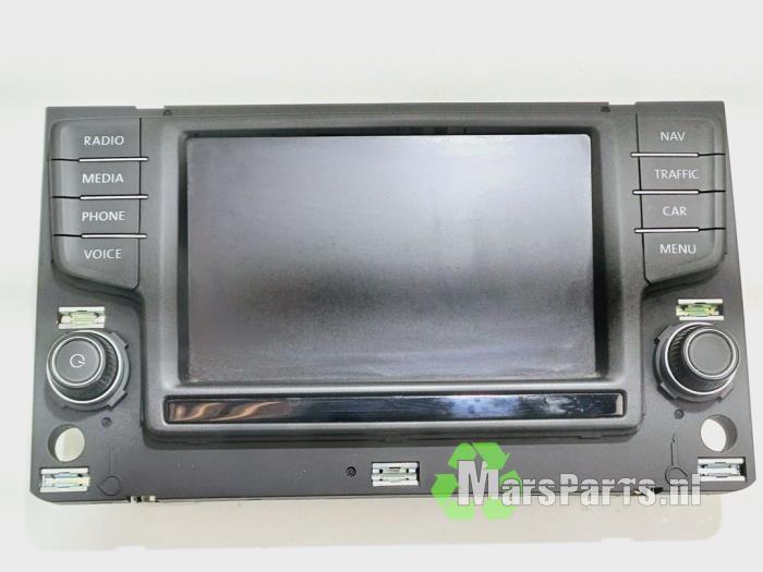Navigatie Display van een Volkswagen Passat, Auto-onderdelen, Elektronica en Kabels, Volkswagen, Gebruikt, 6 maanden garantie