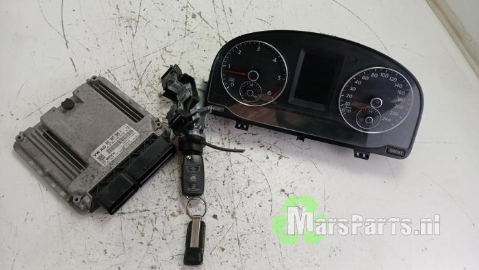 Kontaktslot + computer van een Volkswagen Caddy, Gebruikt, -, Volkswagen, -