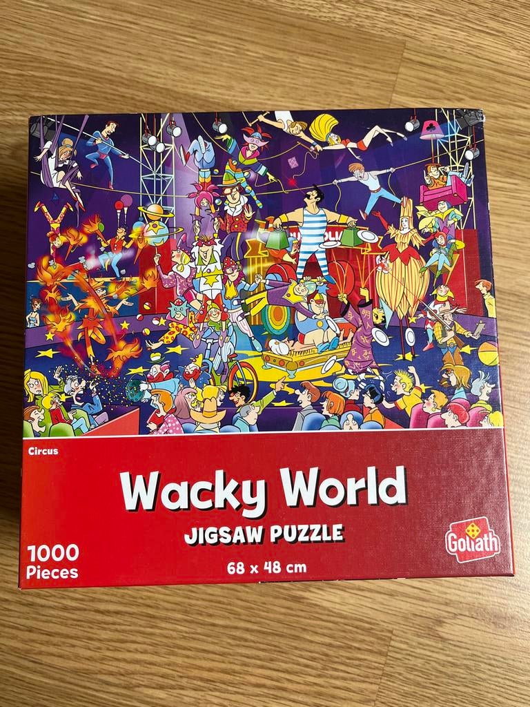 Leuke Wacky World Puzzel - 1000 Stukjes, Ophalen of Verzenden, 500 t/m 1500 stukjes, Zo goed als nieuw, Legpuzzel