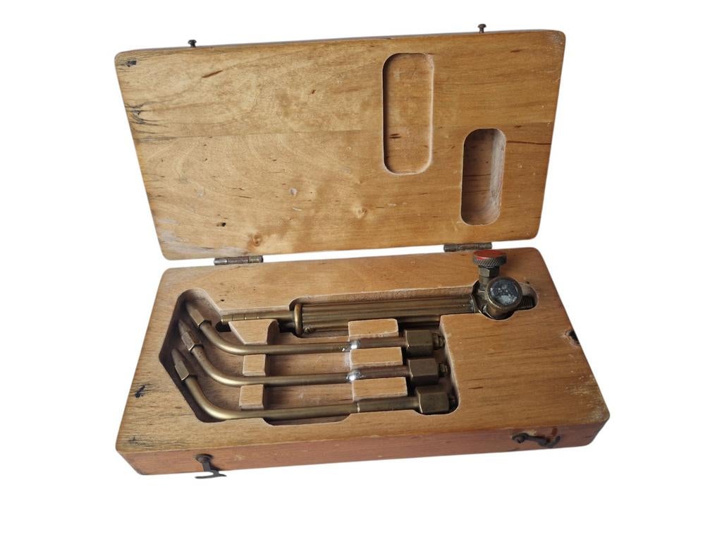 Originele autogeen soldeer- en lasserset ca. 1910, Göteborg, Antiek en Kunst, Antiek | Gereedschap en Instrumenten, Verzenden