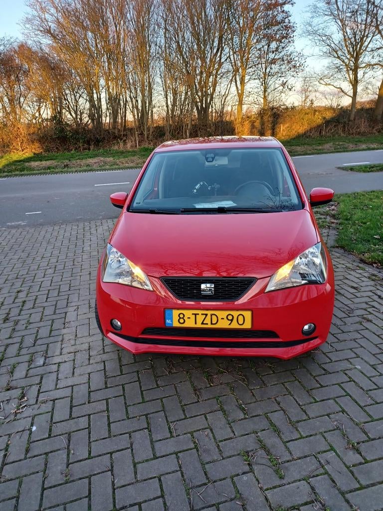 Seat Mii 1.0 44KW 2014 Rood, Voorwielaandrijving, Stof, 840 kg, Mii