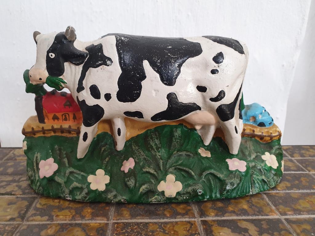 Deurstopper 'Alpenkoe', Ophalen of Verzenden, Zo goed als nieuw, Dier
