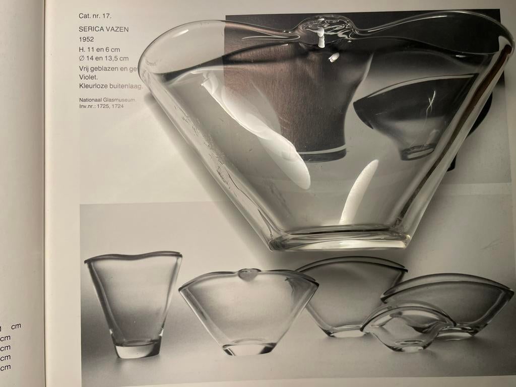 Floris Meydam: vaas | kandelaar serie 1952 Leerdam, Antiek en Kunst, Antiek | Glas en Kristal, Ophalen of Verzenden