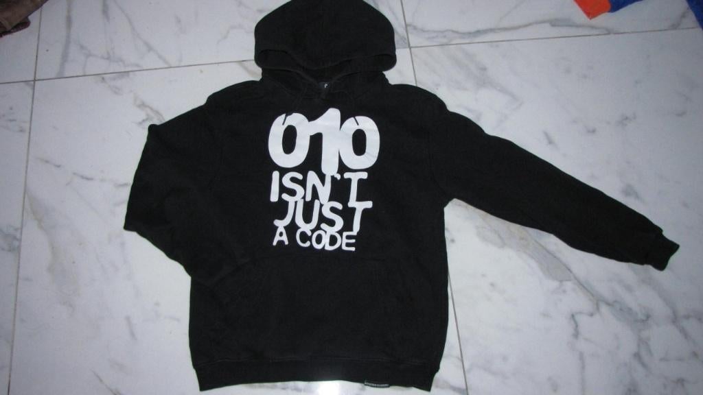 152-158 NULTIEN sweater Feyenoord 010 isn't just a code, Ophalen of Verzenden, Zo goed als nieuw, Jongen, Trui of Vest