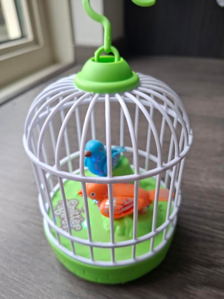 Leuke speelgoed vogelkooi met geluid, Ophalen of Verzenden, Zo goed als nieuw, Overige typen, Met geluid