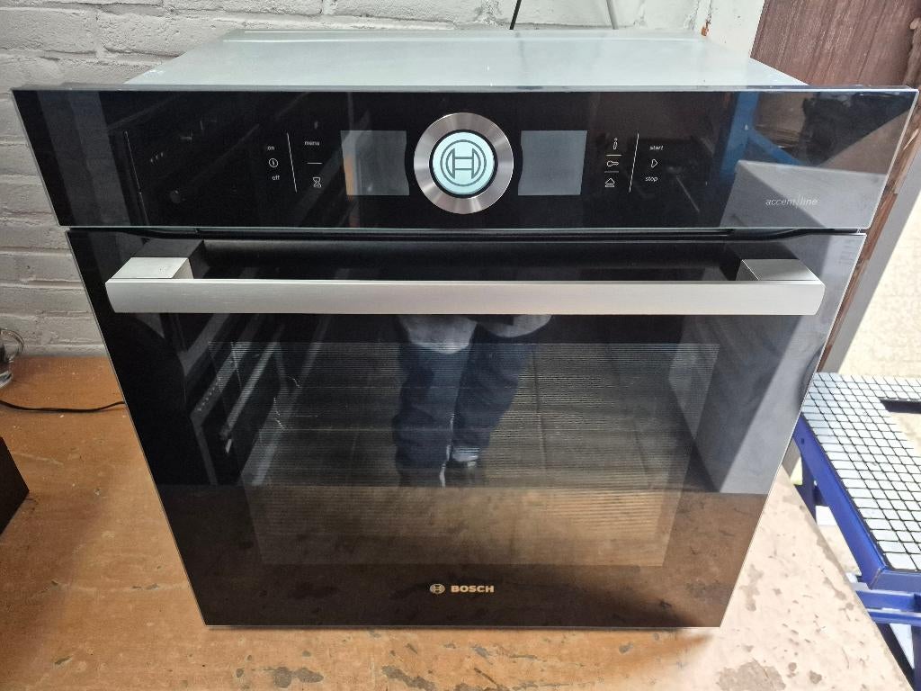 NIEUW MODEL BOSCH HSG856XB6 HETE LUCHT INBOUW OVEN MET STOOM, Bosch, Hete lucht, Ophalen of Verzenden, Zo goed als nieuw