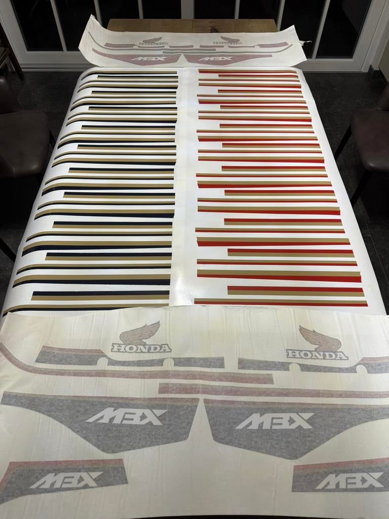 Honda mbx volkuip rothmans stickers, Ophalen of Verzenden, Nieuw, Tank