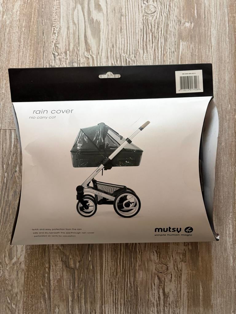 Mutsy Nio Regenhoes -  zo goed als nieuw, Verzenden, Nieuw, Kinderwagen, Mutsy