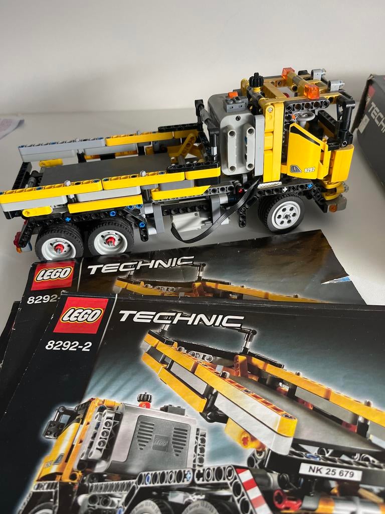 LEGO Technic Vrachtwagen 9-16 met Motor & Handleiding, Ophalen, Gebruikt, Complete set, Lego