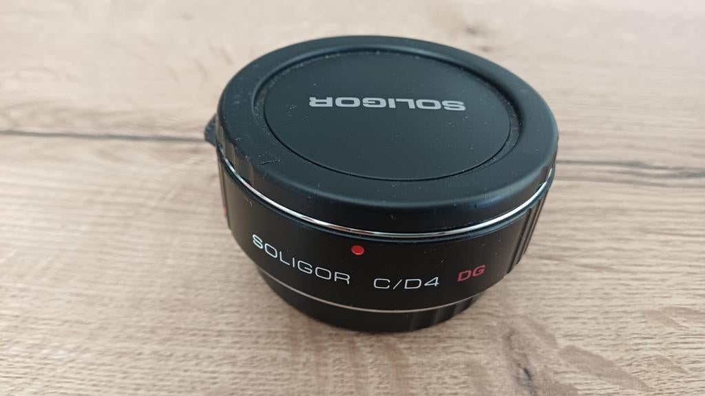 Soligor tele-converter 1.7x voor Canon, Ophalen of Verzenden, Zo goed als nieuw