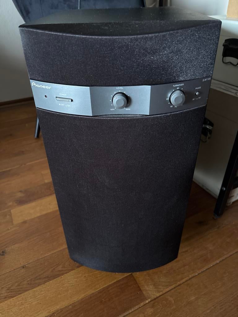 Pioneer S-W110S Subwoofer, Ophalen, Gebruikt, 60 tot 120 watt, Subwoofer