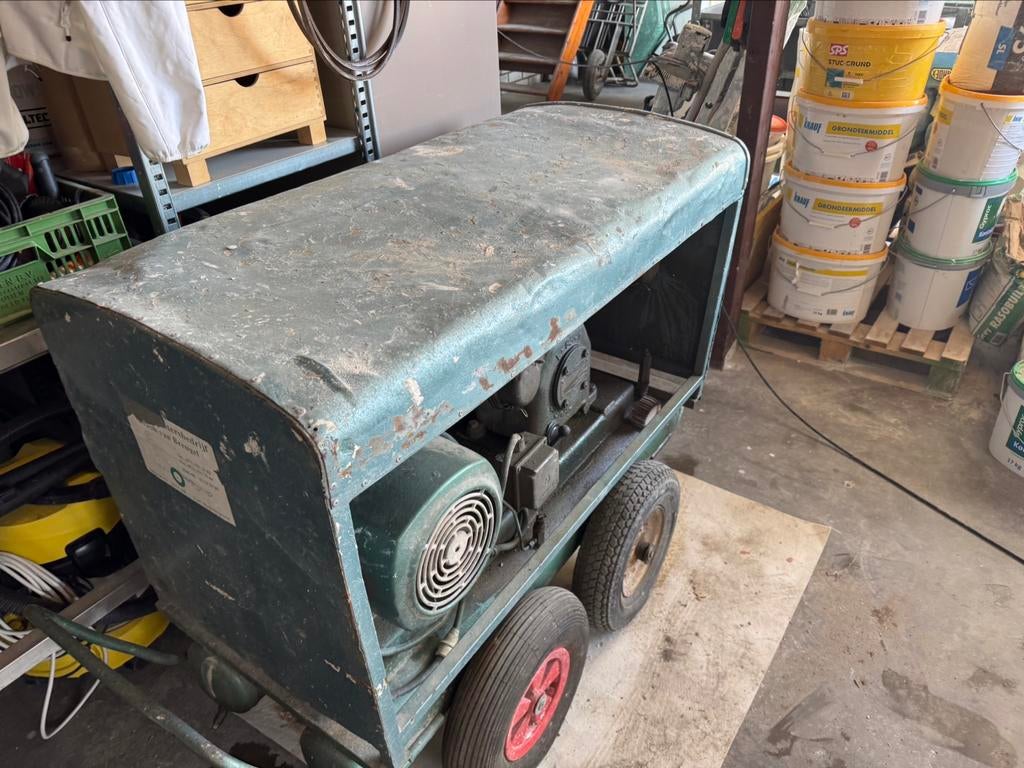 Gbt spackspuit en compressor, Ophalen