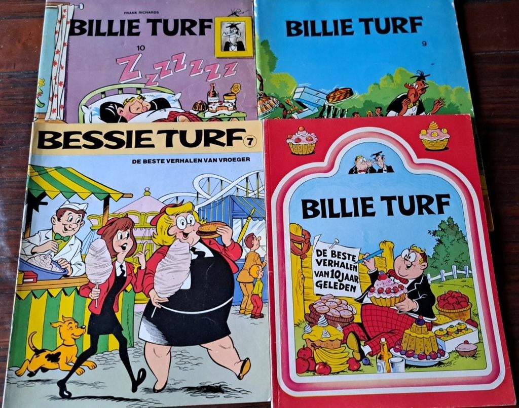 Billie Turf en Bessie Turf Stripboeken Collectie, Meerdere stripboeken, Ophalen of Verzenden, Gelezen