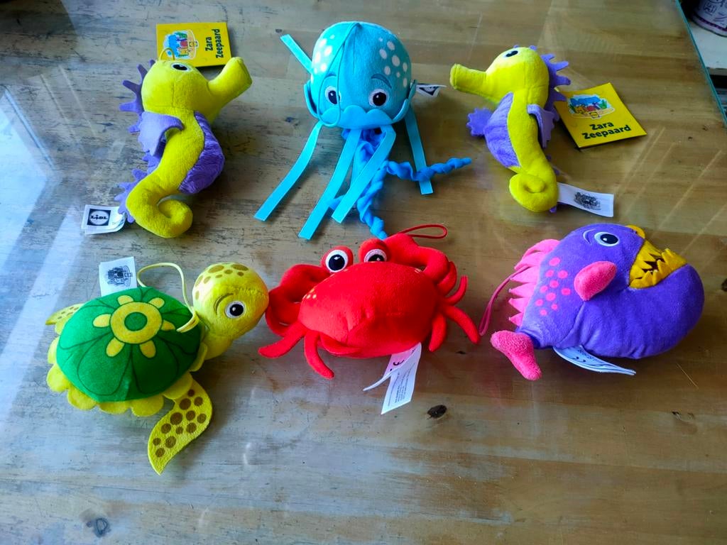 Lidl AquaMini Knuffels - Complete Set!, Ophalen of Verzenden, Zo goed als nieuw, Overige typen