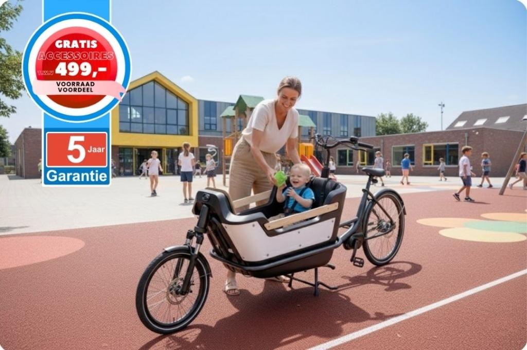 Foto 7 van Royal Cargo Bike elektrische bakfiets Nederlandse bakfietsen