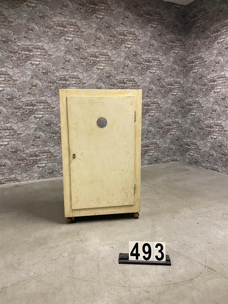 Vintage kast | 1-deurs bij kast nr493, Ophalen of Verzenden