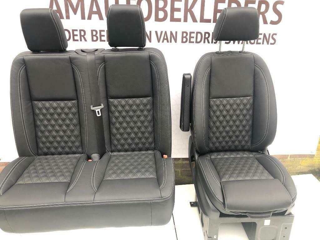 Stoel en bank voor Sprinter W 907 met zwart leder vanaf 2019, Auto-onderdelen, Interieur en Bekleding, Ophalen, Nieuw, Mercedes-Benz