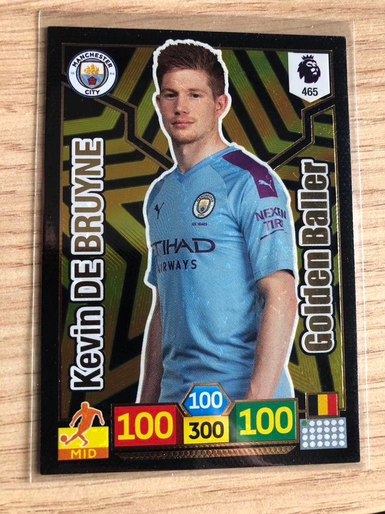 Panini Premier League 2019-‘20 Kevin de Bruyne GOLDEN BALLER, Ophalen of Verzenden