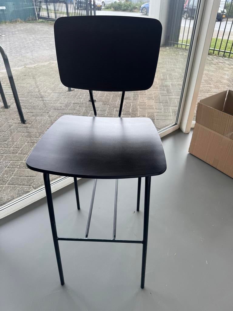 6 Barkrukken - Zithoogte 78cm, Ophalen, Gebruikt, Zwart, Vijf, Zes of meer stoelen