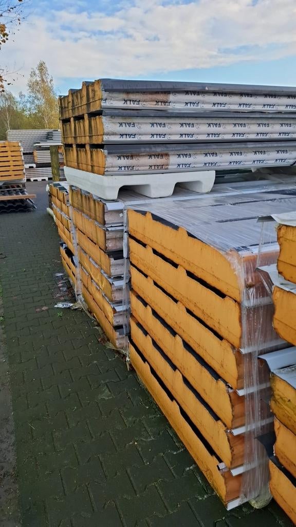 Sandwichpanelen Superaanbieding!!!, Ophalen, Gebruikt