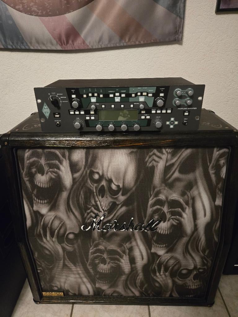 Kemper Profiler Rack & Remote Poweramp & Case / Rack Ruil?, Ophalen, Gebruikt, Solid body, Met versterker