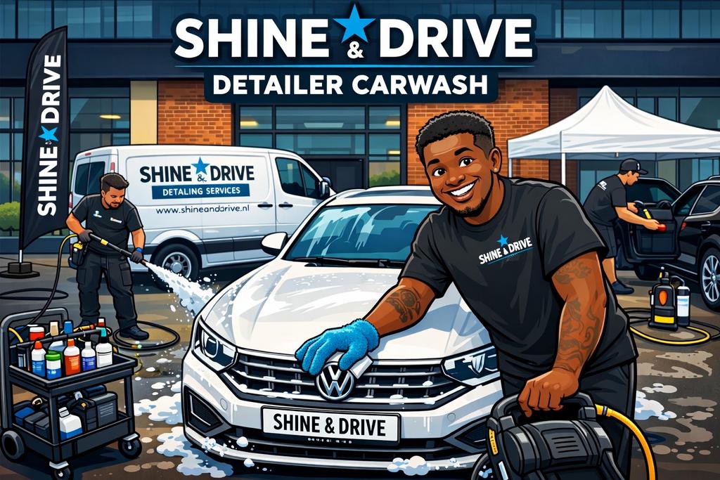 Mobile carwash aan huis !! (Shine&drive mobile carwash), Ophalen of Verzenden, Nieuw