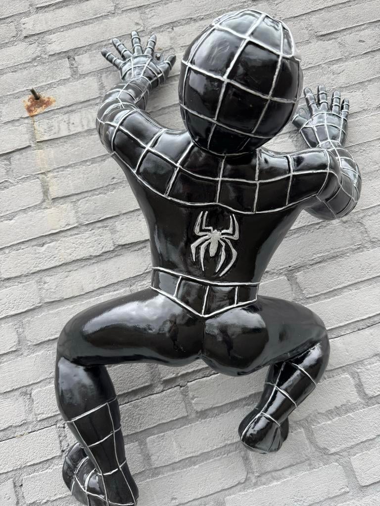 Spiderman Muur Decoratie beeld klimmend, Ophalen, Gebruikt, Fantasy