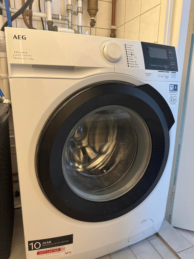 Wasmachine 8kg, Ophalen, 6 tot 8 kg, Gebruikt, 1600 toeren of meer