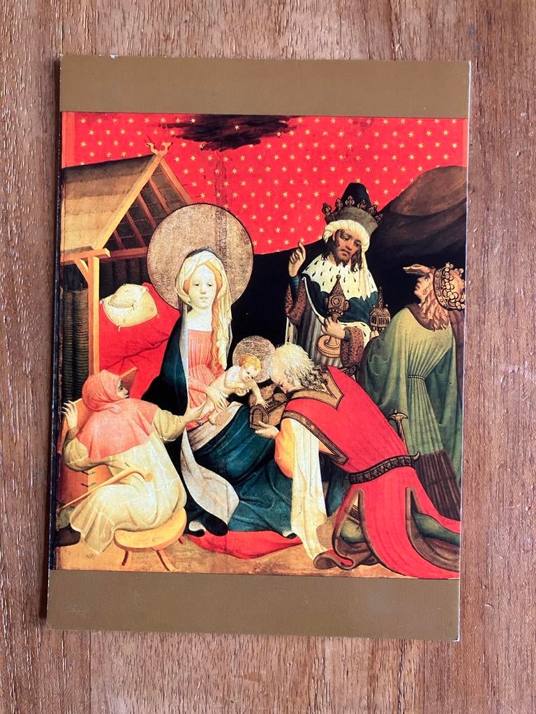 Aanbidding der Koningen, Ophalen of Verzenden, Zo goed als nieuw, Kaart of Prent, Christendom | Protestants