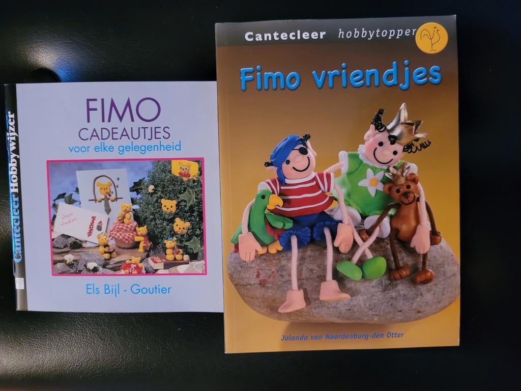 Boekjes met voorbeelden Fimo klei, Boeken, Ophalen of Verzenden, Zo goed als nieuw, J. van Noordenburg-den Otter