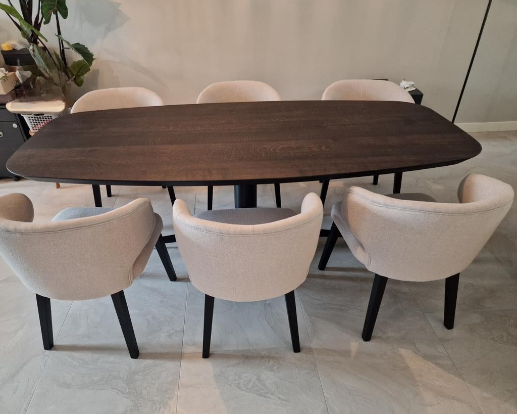 6 NIX Design Stoelen - Stijlvol en Comfortabel, Huis en Inrichting, Stoelen, Gebruikt, Wit, Design, Ophalen of Verzenden