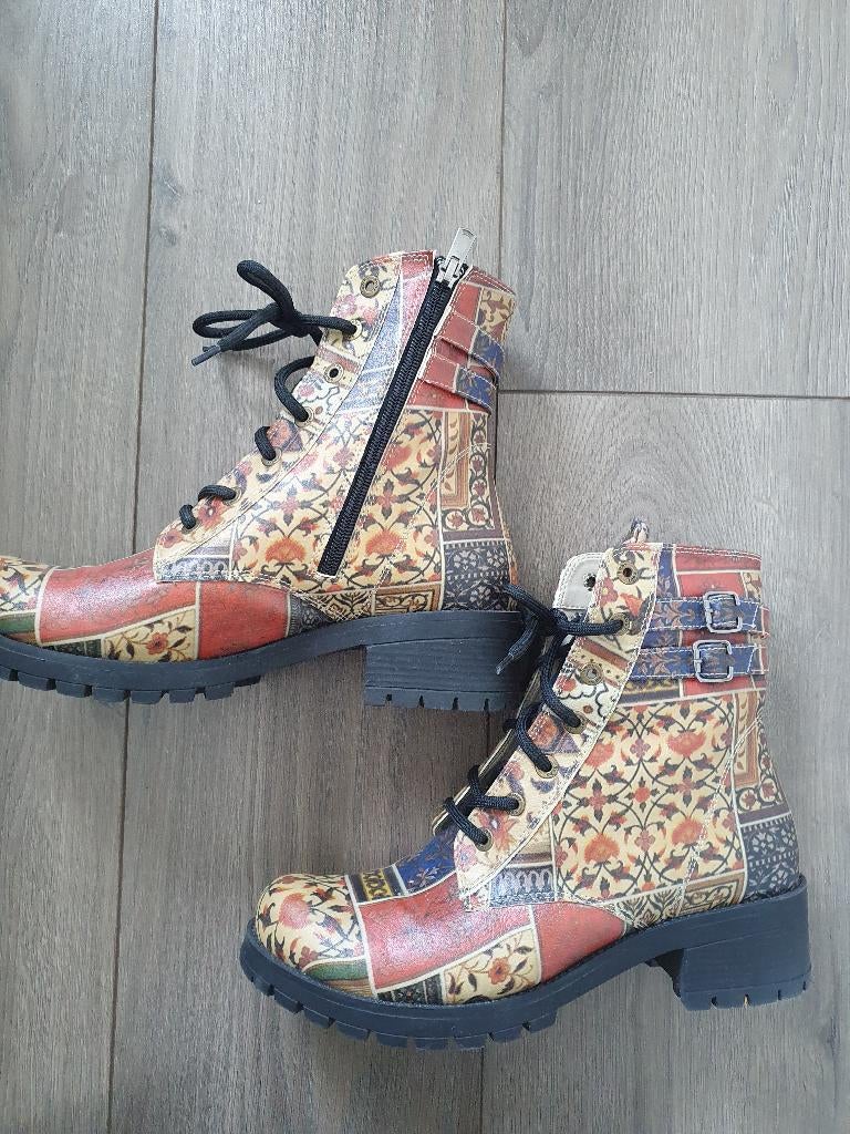 Goby mozaik boots maat 40, Overige kleuren, Lage of Enkellaarzen, Goby, Ophalen of Verzenden