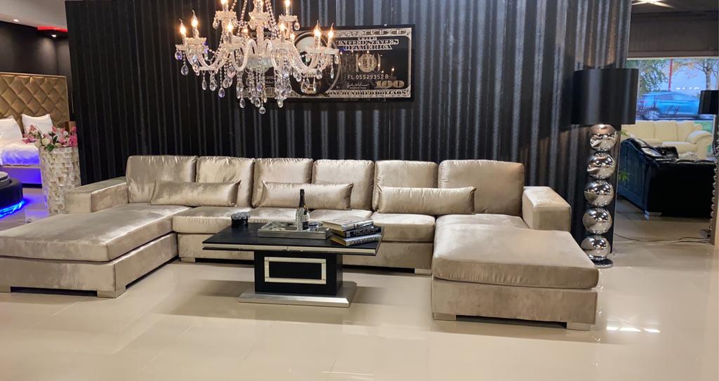 50% KORTING OP ALLE VELOURS TEDDY STOF KUSTER STYLE BANKEN, Ophalen of Verzenden, Nieuw, Stof