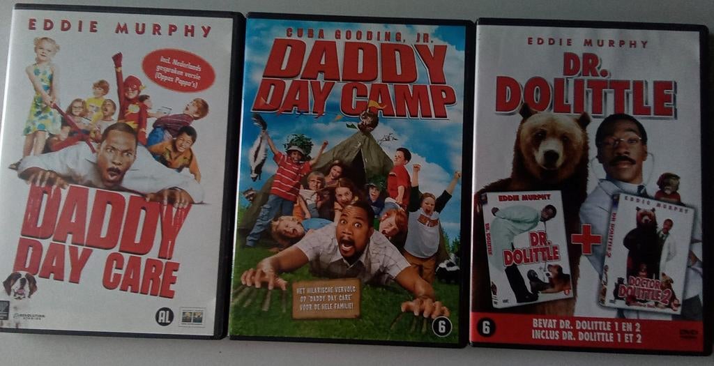 DVD Boxset Eddie Murphy - Dr. Dolittle & Daddy Day Care/Camp, Alle leeftijden, Ophalen of Verzenden, Zo goed als nieuw, Boxset