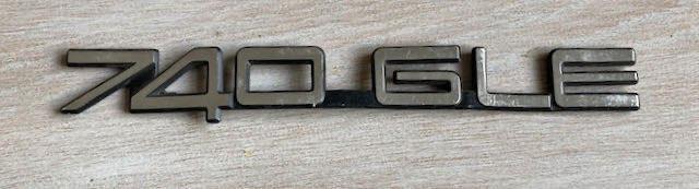 Volvo 740 GLE logo merk embleem, Ophalen of Verzenden, Gebruikt, Auto's