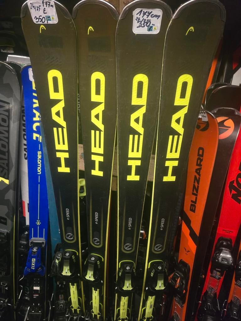 177cm HEAD SUPERSHAPE E-SPEED 2024/25, 160 tot 180 cm, Ophalen of Verzenden, Zo goed als nieuw, Carve