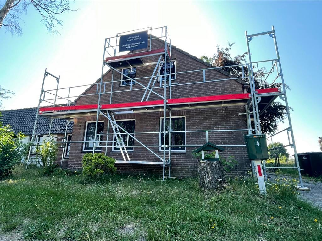 Steiger verhuur / steiger huren inclusief op en af bouw, Ophalen of Verzenden