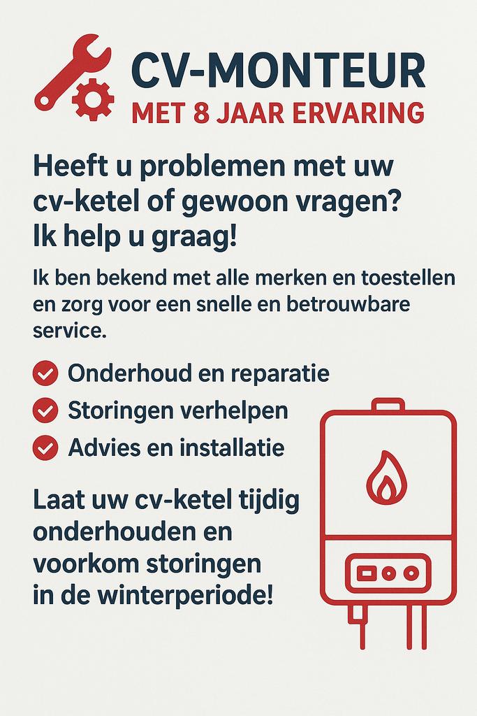 Cv monteur, Diensten en Vakmensen, Loodgieters en Installateurs, 24-uursservice, Onderhoud