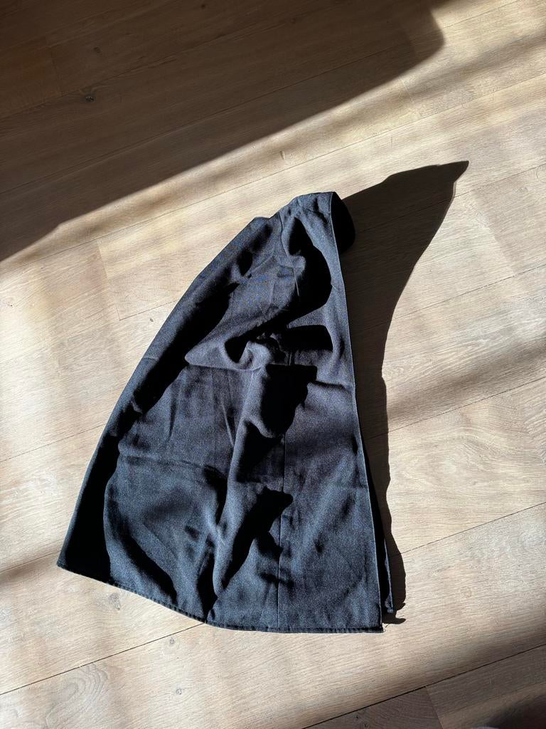 Zwarte cape voor carnaval of feest. Kindercape, Ophalen of Verzenden, 134 t/m 140, Jongen of Meisje