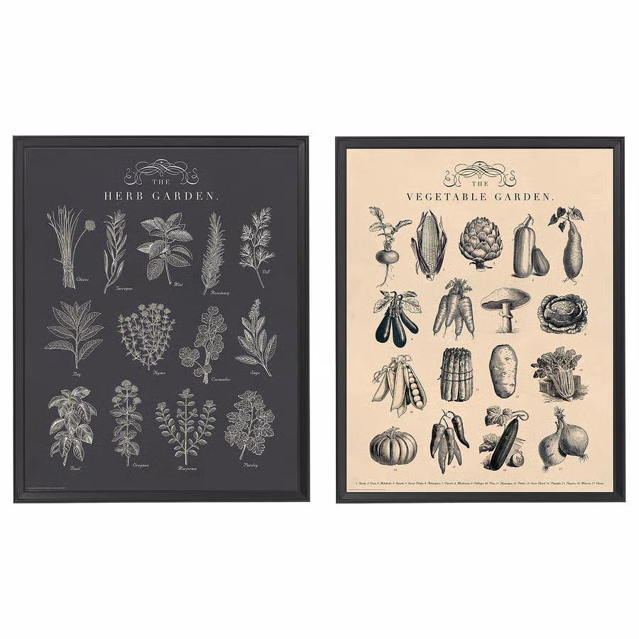 Ikea knöppang posters in lijst, Ophalen, Rechthoekig Staand, Met lijst, Zo goed als nieuw