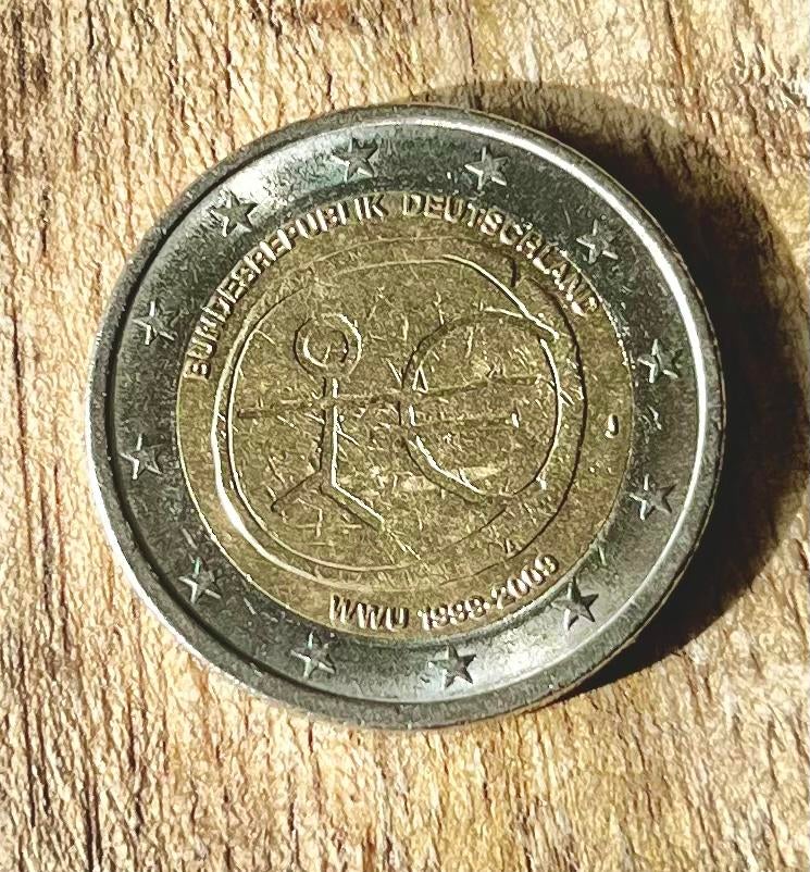 2 Euro Duitsland WWU Stickman 2009, Postzegels en Munten, Ophalen of Verzenden, Duitsland, 2 euro, Losse munt