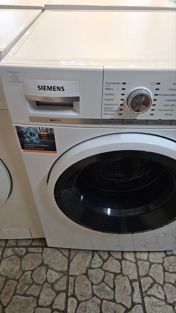 WM16W461NL SIEMENS
Wasmachine
8KG 1600Toeren, Witgoed en Apparatuur, 1200 tot 1600 toeren, 10 kg of meer, Ophalen of Verzenden