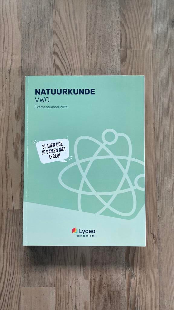 Examenbundel natuurkunde VWO, Ophalen, Zo goed als nieuw, VWO, Natuurkunde
