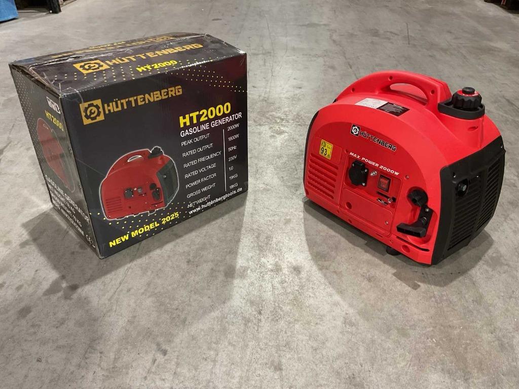 Huttenberg inverter stroomgenerator twee modellen‼️, Doe-het-zelf en Verbouw, Aggregaten, Ophalen, Nieuw, Minder dan 5 kVA, Benzine