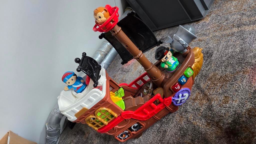 Leuke VTech Piratenboot met Figuren, Ophalen of Verzenden, Zo goed als nieuw, Jongen of Meisje