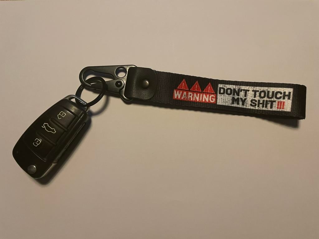 DON’T TOUCH.. sleutelhanger, Verzamelen, Sleutelhangers, Ophalen, Nieuw