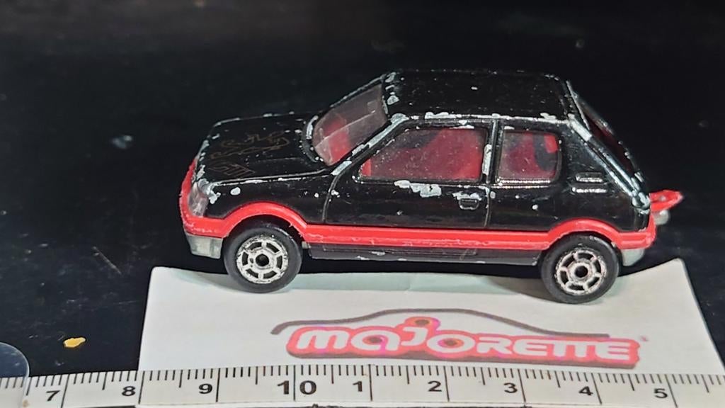 Majorette Peugeot 205 GTI, Hobby en Vrije tijd, Modelauto's | 1:87, Ophalen of Verzenden, Gebruikt, Auto, Majorette