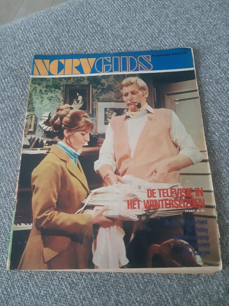 37.NCRV 1970. Willeke Alberti. De kleine waarheid Swiebertje, Verzamelen, Tijdschriften, Kranten en Knipsels, Tijdschrift, 1960 tot 1980