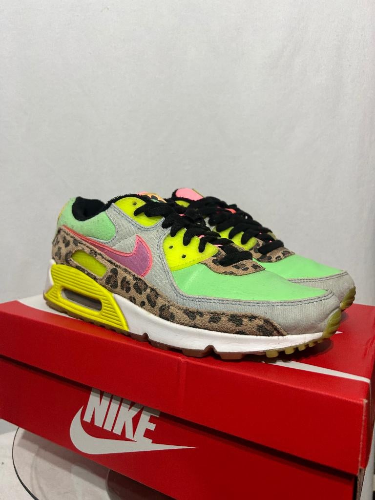 ALS NIEUW! Maat 44 - Nike Air Max 90 LX 90s Dancefloor Green, Overige kleuren, Verzenden, Nike, Nike